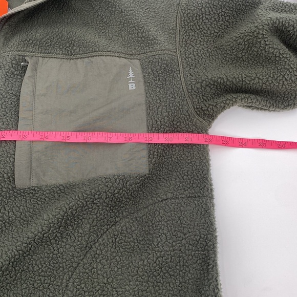 Bass Outdoors Women’s Green Coastal Sherpa Fleece Jacket Size XS - Picture 9 of 10